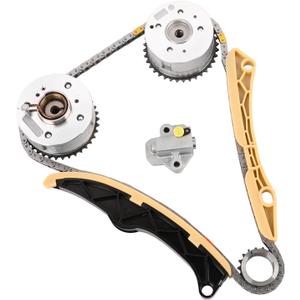 24321-2B620 Timing Chain Kit w/VVT Sprocket Fits for Hyundai Accent Elantra Kona Sonata Tucson Optima, for Kia Rio Forte5 Soul Optima G4FJ G4FD 243502B600 243702B610 1.6L Timing Chain Kit