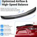 Xipoo Rear Trunk Spoiler Wing Compatible with 2020-2026 Toyota Corolla