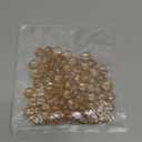 DomeStar 1LB Flat Glass Marbles, Champagne Decorative Marbles for Vases Aquarium Pebbles Fish Tank Rocks Vase Fillers DIY Crafts Table Scatter Decor (Light Pink)