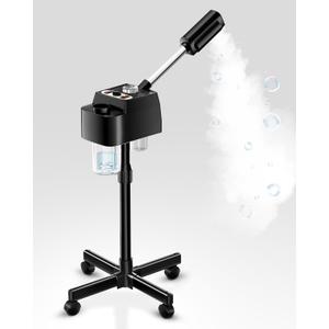 Facial Steamer Professional, Facial Steamer on Wheels for Home Spa, Steamer for Face with Time Setting, Face Steamer for Facial Deep Cleaning(53inch)