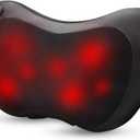 Back Massager with Heat Massagers for Neck and Back -Shiatsu Kneading Massage Pillow for Back, Shoulder, Leg Pain Relief -Gifts for Men Women Mom Dad, Stress Relax at Home Office and Car
