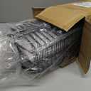 LUXEAR Over the Door Pantry Organizer, 6-Tier Adjustable Over the Door Hanging Spice Rack, No-Assembly Foldable Metal Over the Door Organizer for Kitchen, Home, Laundry Room, Bathroom