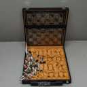 Collectible Premium Metal Brass Chess Board Game Set Brass Chess Pieces Men with Free Complimentary Box