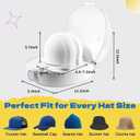 Hat Cleaner, Automatic Hat Steamer Shaper, Cap Care Machine Cleaner, Steam Cleaning & Ironing and Fast Drying for Baseball Caps, Bucket Hats, Felt Hats