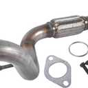 Front Flex Pipe Replacement for Nissan Rogue 2008-2013 Rogue Select 2014 L4 2.5L AWD 20010JG30A 20010JG31A 53826
