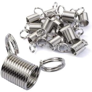 Bead Clamps for Jewelry Making, Bead Clamps for Jewelry Making, Keep Beads from Falling Off Making DIY Bracelets Necklaces Easier-20Pcs, Pack of 4