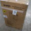 Avanti Gas Range Oven, Compact Freestanding Design, 4 Sealed Burners with Electronic Ignition, 2.1 Cu.Ft. Capacity Features Framed Glass Door Storage Drawer Broiler and Accessories, 20-Inch, White