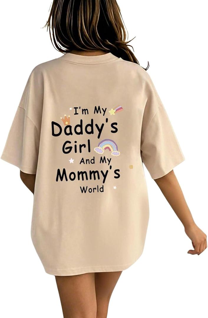 Girl's Bow Leopard Graphic Tees Short Sleeve Preppy Summer T Shirt Aesthetic Baggy Tops