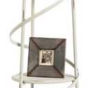 Cape Craftsmen 5 Tier Metal White Distressed Lighthouse Metal Display Unit with Glass Cylinder for Candle