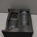 INSETLAN 20oz Ribbed & Floral Glass Tumblers with Lids and Glass Straws, Set of 2  Iced Coffee Cups, Reusable Drinking Glasses for Water, Smoothies, Tea, and Juice  Perfect for Travel & Daily Use