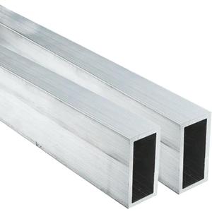 6061-T6 Aluminum Tubing, 2" x 1" Aluminum Rectangular Tube, 0.125"(1/8) Wall x 24" Length Straight Metal Seamless Tube for DIY, Industrial Projects, Decoration, ect.(2 Pcs, 48" total)