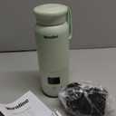 Portable Bottle Warmer for Travel, 10 Oz Baby Botle Warmer with Adjustable Temperature & Keep Warm for Formula, Breastmilk, Cordless Milk Warmer, Rechargeable Outdoor Water Warmer (Green)