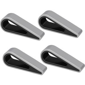 SUPBEE Universal Laptop/Computer Keyboard Stands, [4 Pack] Rubber Tilting Wedge Riser Holder for Desk, Ultra Compact Portable Ventilated Stand & Elevated Feet for Notebook Keyboard - Black