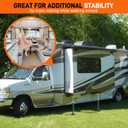 BOYISEN 2 Pack Heavy Duty RV Slide Out Support Jacks, 5000lbs Load Capacity Each, Adjustable 19"-47" with Quick-Release Pin & Micro-Adjustment Crank, for Slide-Out Rails on Camper & Travel Trailer