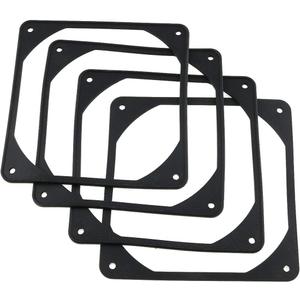 E-outstanding 4-Pack 120mm Rubber Shock Absorption Pads for 12cm Fans, Reduce Noise, Desktop Compatible