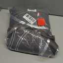 NICETOWN Grey Blackout Floral Pattern Curtains for Living Room 84 inch Long 2 Panels Set, Noise Reducing Thermal Insulated Wave Line Foil Print Bedroom Drapes for Patio Sliding Glass Door (52 x 84)