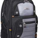 Targus Drifter II Laptop Backpack, Black/Gray  Backpack for Men for Business and Travel, Durable Water-Resistant Material, Fits up to 17" Laptops (TSB239US)