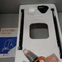 Giraffe Tools Retractable Hose Reel with 1/2 Inch x 100FT, Heavy Duty Ground Mount Garden Hose Reel, Automatic Rewind,with 9-Function Sprayer Nozzle & Flexible Swivel Base