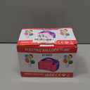 Growsun Electric Balloon Pump Air Inflator Portable Automatic Dual Nozzle Balloon Blower 110V 600W for Birthday Baby Shower Balloons Party Decorations (Rose Red)