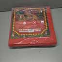 WDZREE Large Christmas Ornament Storage Box,4 Tier Holds Up to 128 Holiday Ornaments 3-Inch, Xmas Decorations Accessories Bag with Dual Zipper Closure,Made of Durable 600D Oxford Fabric (Red)