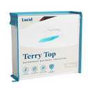 LUCID Premium Hypoallergenic 100% Waterproof Mattress Protector - Universal Fit, Cotton Terry Top, Full