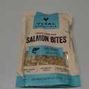 Vital Essentials Freeze Dried Dog Treats | Salmon Bites, Single Protein | Premium Quality | Grain Free Training Treats for Dogs, 5 oz Bag (EXP 12/04/27)
