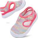 LeIsfIt Toddler Wide Sandals Boys Girls Water Sandals Kids Barefoot Summer Shoes Lightweight Water Shoes for Beach Swim Closed Toe Sandals Color 6 Toddler