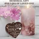 Memorial Sympathy Gifts for Loss of Loved One, Memorial Gift for Loss of Mom Dad Picture Frame, Bereavement Remembrance Condolence Funeral Sentimental In Memory of Loved One Gifts, Display Two 4x6 Photos