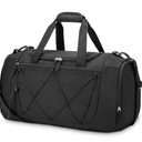 Vorspack Gym Bag for Men - 21 Inches Duffle Bag for Travel Lightweight Duffel Bag with Shoe Compartment Personal Item Travel Bag Weekender Bag for Travel Sports Gym - Black