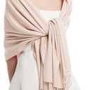 FURTALK Winter Scarf for Women Pashmina Shawl Wraps Soft Warm Fashion Blanket Scarves Gifts (One Size, 11-blush Pink)