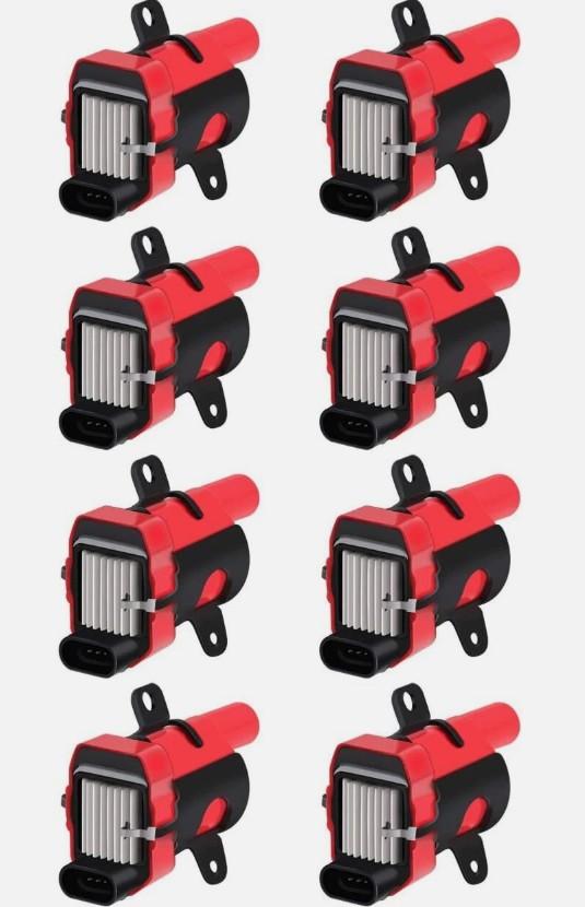 10202037 Ignition Coil 8 PCS For GMC Savana Sierra Yukon Chevy Silverado NEW