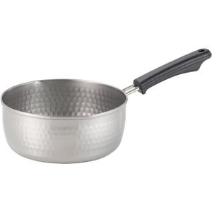 Yoshikawa SJ3413 Yukihira Pot, 7.9 inches (20 cm), Made in Japan, Induction Compatible, Ajiichi Stainless Steel Yukihira Pot