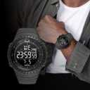 Mens Digital Watch Sports Military Watches Waterproof Outdoor Chronograph Wrist Watches for Men with LED Back Ligh/Alarm/Date