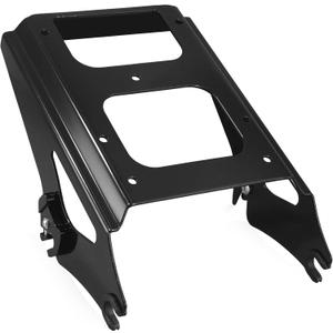 Detachable Two Up Tour Trunk Mounting 09-13 2-Up Tour Trunk Mounting Rack Compatible Harley Davidson Touring Street Glide Road King Road Glide Electra Glide (2009-2013 Rack Black)