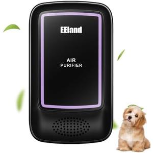 EEland Air Ionizers for Home – Plug in Air Purifier for Home & Cat Litter Deodorizer, Filterless Ion Generator Removes Pet, Smoke, Bathroom & Kitchen Odors, Compact Deodorizer for Bedroom