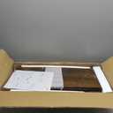 Over-The-Toilet Storage Shelf,4-Tier Bathroom Organizer Cabinet Rack And Storage Over Toilet With Shelf Waterproof Feet Pad And Basket, Multifunctional Space Saver Freestanding Bathroom Shelves Brown (Round Tube - Brown)