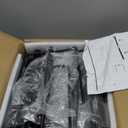 10 Ft String Light Poles for Outside, 4 Pack Heavy-Duty Metal Poles for Outdoor Hanging Lights with Fence Brackets, Outdoor String Light Pole Stand for Patio, Backyard, Garden