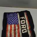 Ford Last Name Shirt Ford Name American Flag T-Shirt, Black 
