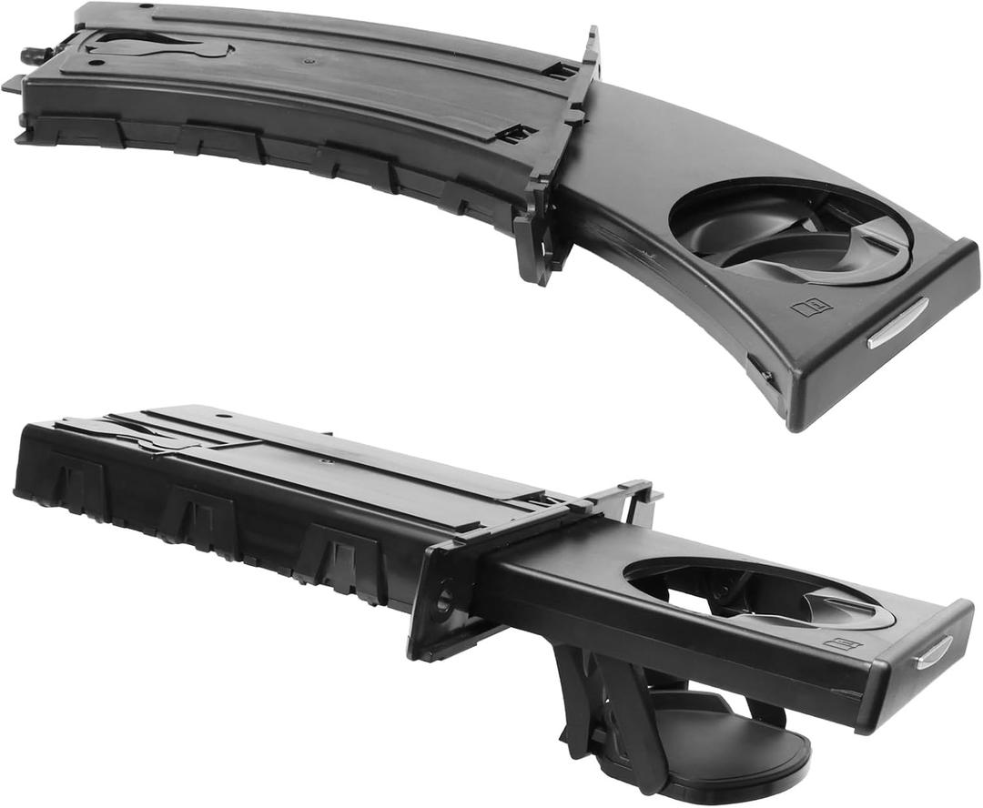 Driver & Passenger Side Cup Holder Compatible with 2006-2013 BMW 3 Series E90 E91 E92 E93 323i 325i 325xi 328i 328xi 330i 330xi 335d 335i 335is 335xi M3 Replace# 51459173463 51459173469 Black