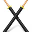 JellyArch 2 Pcs 33.5 Inches Foam Swords Practice Padded Sparring Sword Training Kendo Sticks Bokken for Adults Martial Arts Fighting Fencing Samurai Karate Ninja