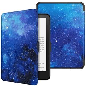Fintie Case for 7" All-New Kindle Paperwhite (12th Generation, 2024) and Kindle Colorsoft - Slim Lightweight Shell PU Leather Protective Cover with Auto Sleep/Wake, Starry Sky