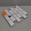 Art3d Peel and Stick Backsplash for Kitchen White Subway (10 Tiles, Thicker Design) (White With Black Grout)
