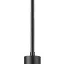 Emak Modern Black Pendant Lights, 8 Inch Kitchen Pendant Lighting Over Island with Clear Glass Shade, Farmhouse Hanging Lights for Kitchen, Bathroom, Bedroom, Dining Room, PL122-BK-CG