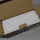 Kedtui Taper Candles 10 inch (H) Dripless, Set of 24 White Unscented and Smokeless Taper Candles Long Burning, Paraffin Wax with Cotton Wicks for Burning 8 Hours Time