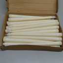 Treela 24 Pcs Flameless Taper Candles Battery Operated Bulk Fake Candles Light LED Candle Sticks Flickering Tapered for Easter Wedding Anniversary Decoration(Basic,11 Inch,Ivory)