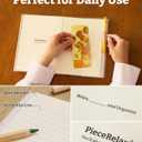 PieceRelax A5 Puzzle Journal 329 Plastic Pieces for Adults - Twinkle Twinkle - Pop Salon - Book Cover & Notebook, Unique Puzzle Gift, Jigsaw Artwork [YA1062]