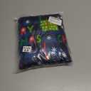 VNVNE Matching Christmas Onesie Pajamas for Women/Men/Couples/Family, Xmas Holiday Long Sleeve One-Piece Adults Pjs Sleepwear (Blue)