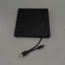 External CD/DVD Drive for Laptop, DVD Player for Laptop, 8 in 1 USB 3.0 Ultra-Slim Portable, CD Burner External Disk Drive Optical Compatible with Desktop Mac,Windows 11/10/8/7 Linux (Black)