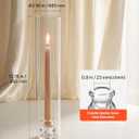 VEVOR Hurricane Candle Holders Set of 36, 2.56 x 13.78 in Tall Clear Glass Cylinder Candleholder Sleeve, High Borosilicate Glass, Wind Protection for Wedding, Table Centerpiece, Party, Home Decor