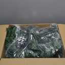 Valery Madelyn 9 Feet Pre-Lit Christmas Garland with Lights for Mantle, Lighted Outdoor Xmas Garland with Black White Balls & Bow for Home Stairs Fireplace Table Centerpiece Indoor Holiday Party Decor